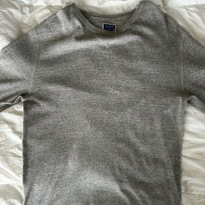 J CREW GRAY SWEATSHIRT SWEATER SIZE M LIKE NEW 100% COTTON SUPER COMFY